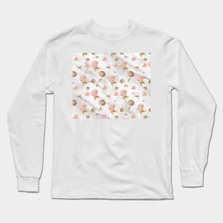 Golden rose marble Long Sleeve T-Shirt